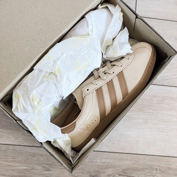Rare Adidas OG Stadt Magic Beige Classic Sneaker Shoes NEW IN BOX - Picture 3 of 8